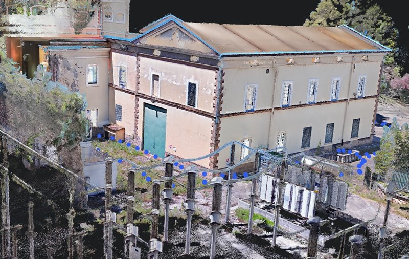 RILIEVO LASER SCANNER E SLAM CENTRALE IDROELETTRICA SUBIACO (RM) 